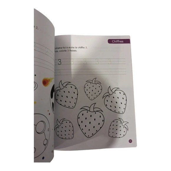 French Edition Kindergarten Preparation Workbook NWT - Picture 5 of 5